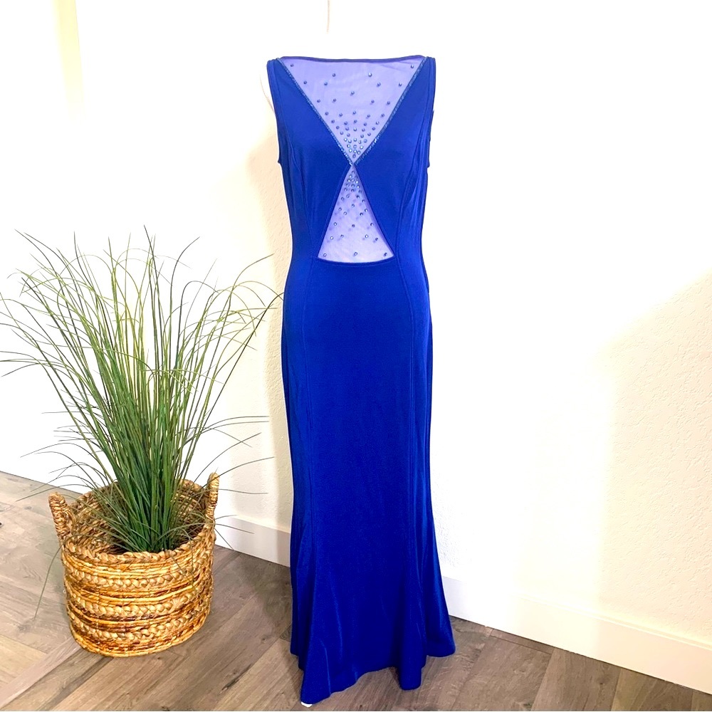 Vintage Splendifferous Westwood Village Royal Blue Evening Gown S / M